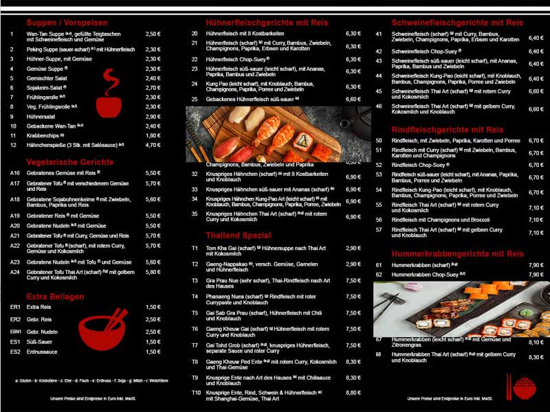 Pizza Flyer, Flyer Lieferservice